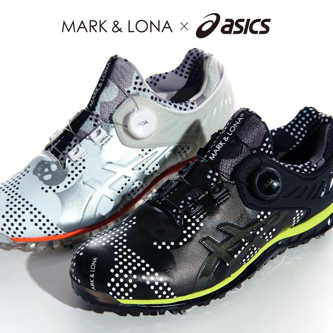 yyom！　　　マーク&ロナ　アシックスコラボ　シューズ　スパイクレス MARK ＆ LONA ✕ ASICS 待望の新作がついにローンチ決定