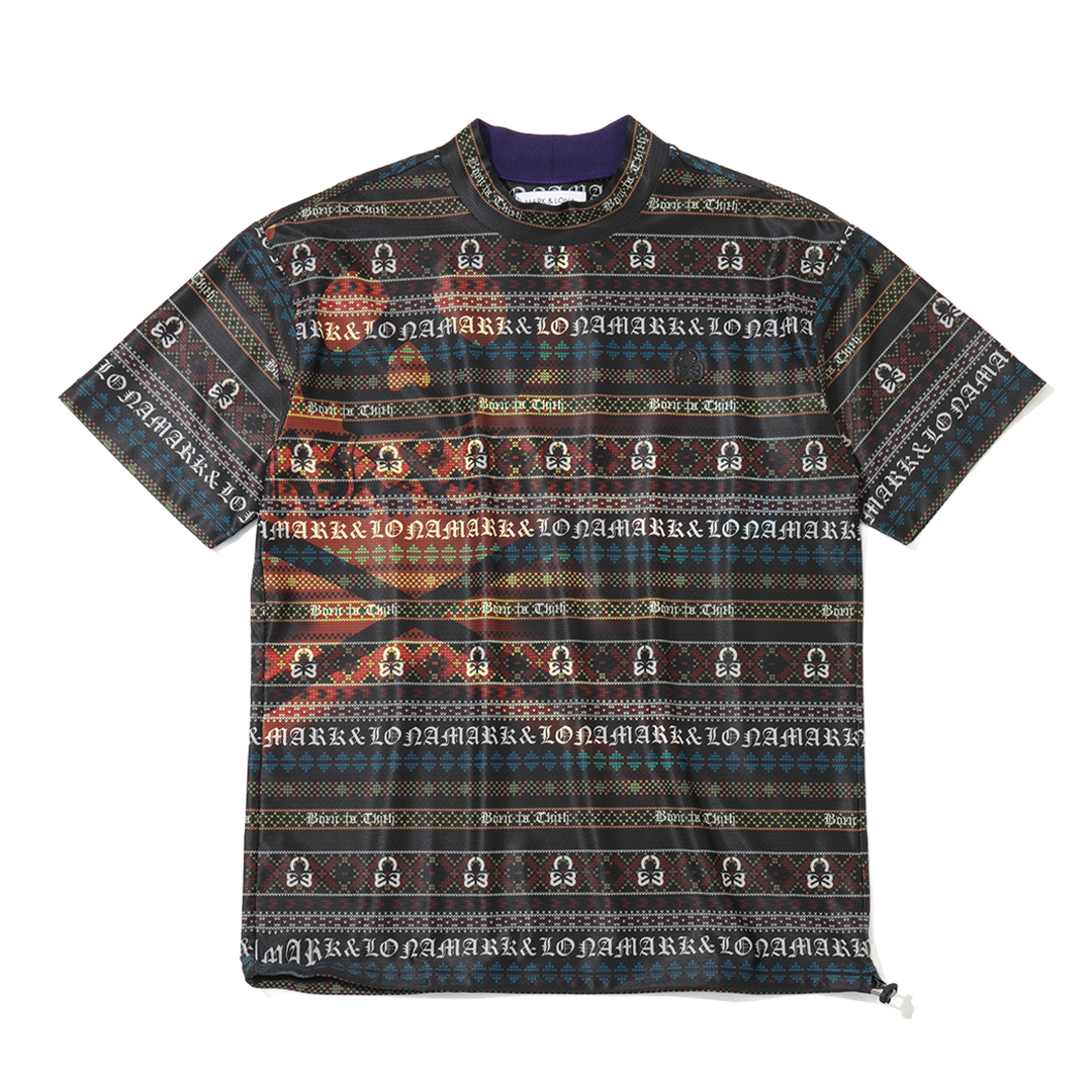 Regalia Cinch Mesh Mock